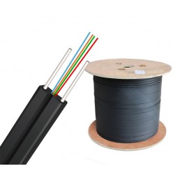 UltraLAN Fiber Bow Type Drop Cable (Black) - 4 Core
